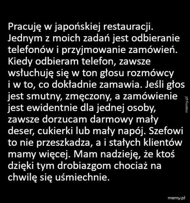 Praca w japońskiej restauracji