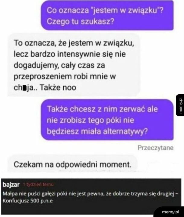 Intensywnie się nie dogadujemy xD