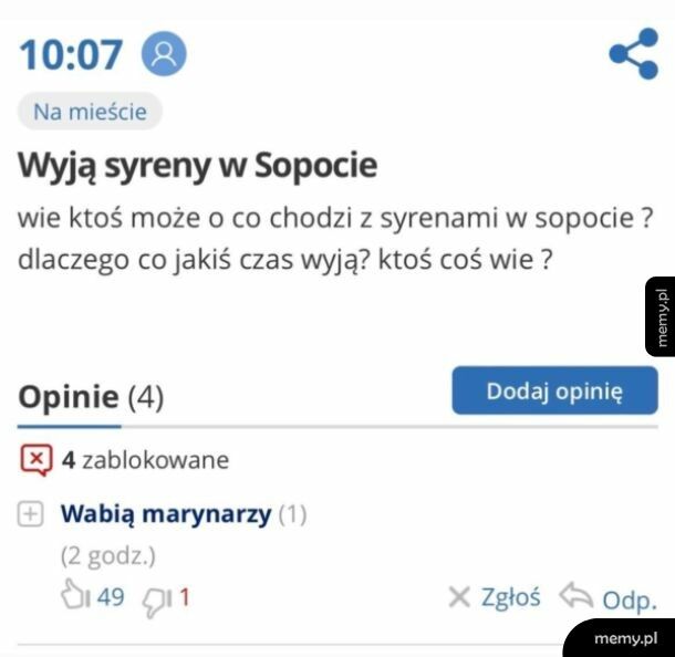 Syreny w Sopocie