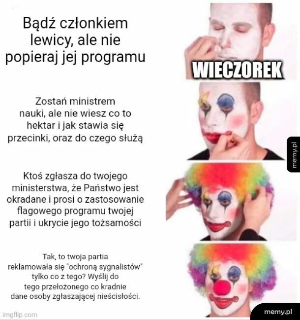 Wy coś ostatnio cicho byliście na lewicy, to co źle wam było?