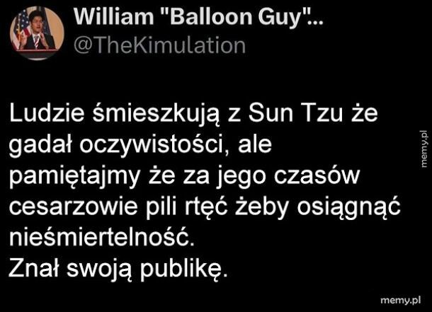 Znał swoją publikę