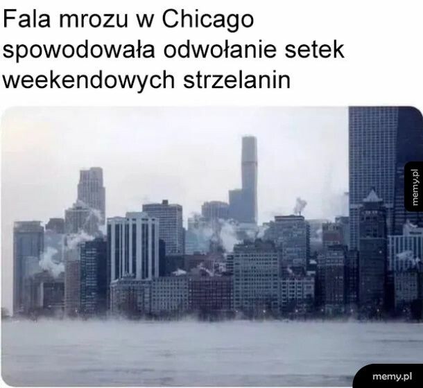 Fala mrozów w Chicago