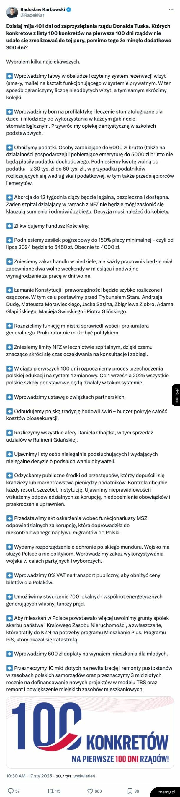 100 konkretów