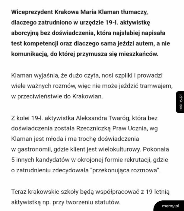 Krakowskie możliwości