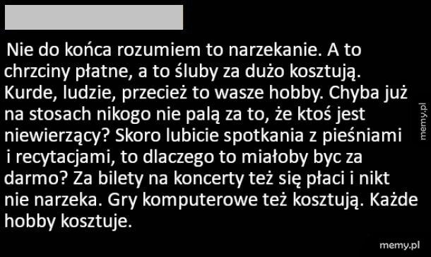 Wszystko kosztuje