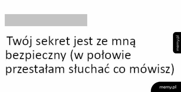 Twój sekret jest bezpieczny