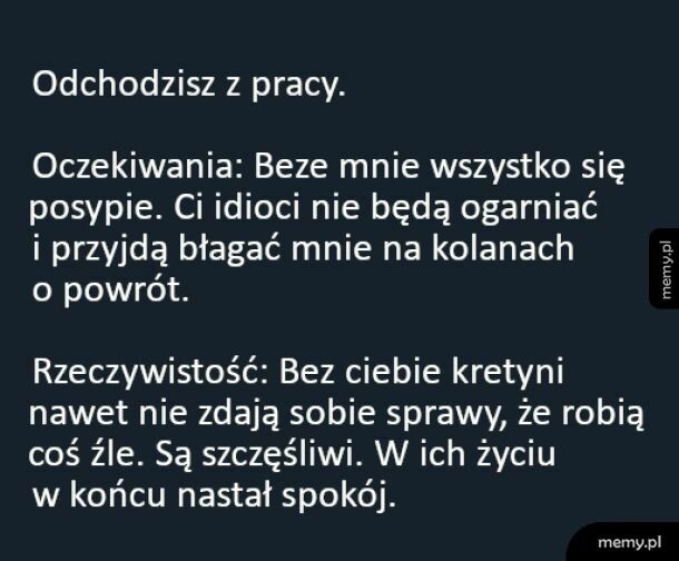 Oczekiwania vs rzeczywistość