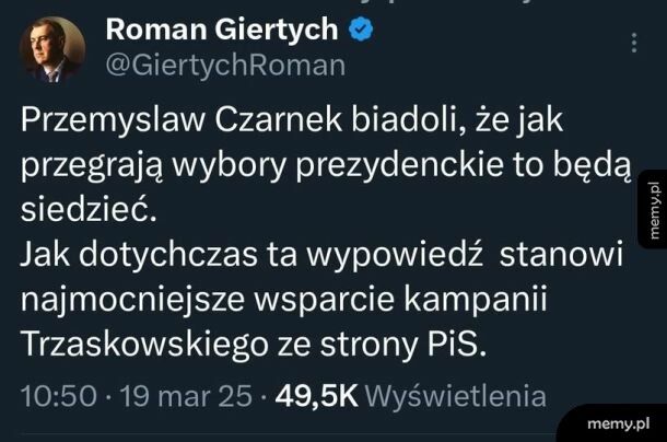 Czarnek raz prawdę powiedział