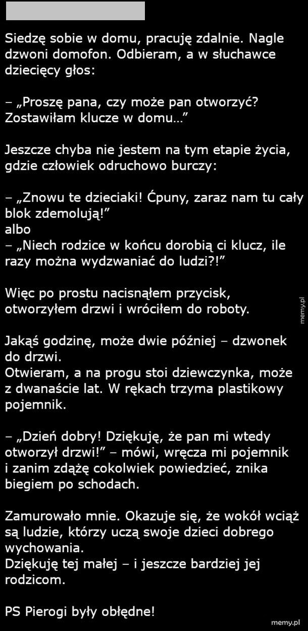 Miły gest
