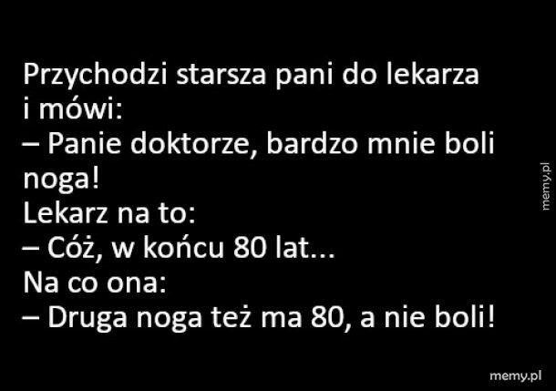 Starsza pani u lekarza