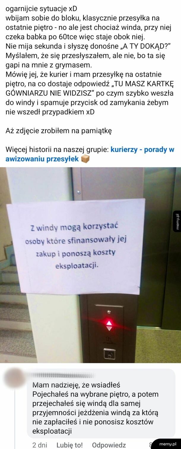 Odklejona sąsiadka