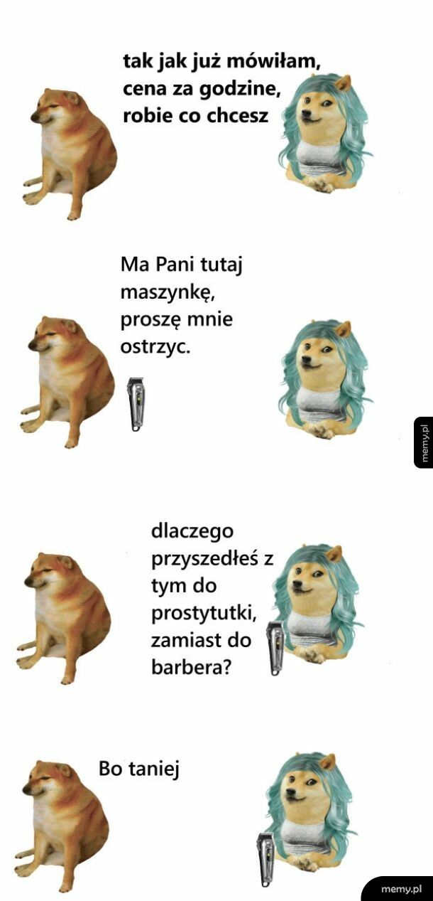 Ceny u barbera są odklejone