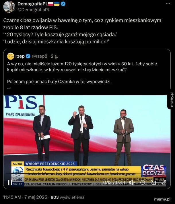 Czarnek nie ma litości dla działań PiSu