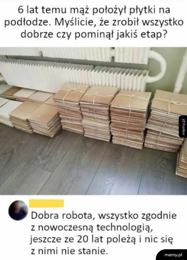 Położył