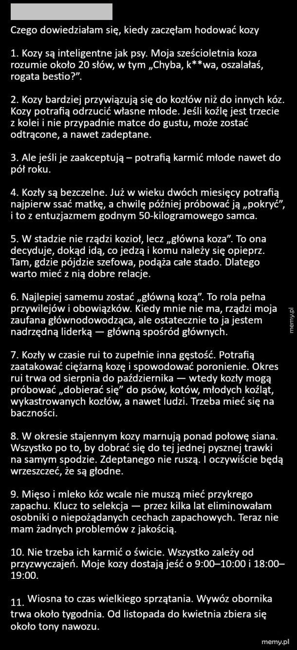 Czego dowiedziałam się, kiedy zaczęłam hodować kozy