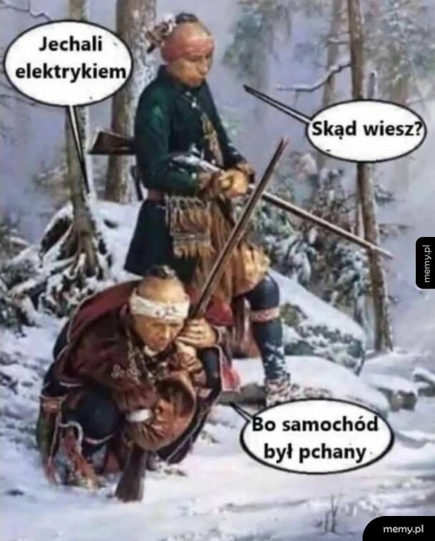 Jechali elektrykiem.