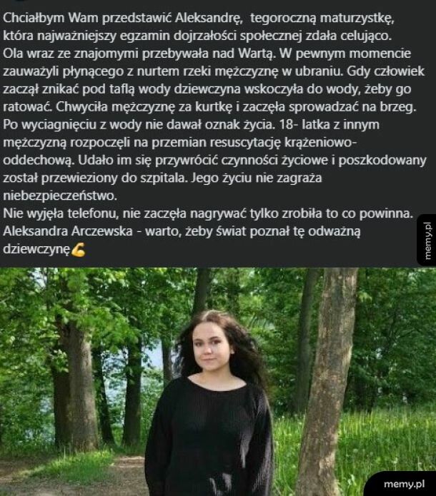 Prawdziwa bohaterka!