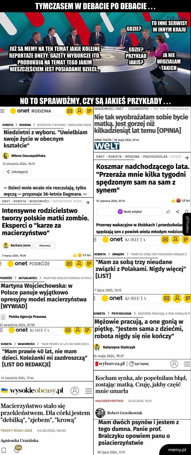 Tymczasem w debacie po debacie...