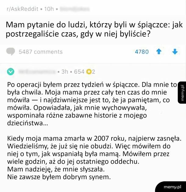 Postrzeganie czasu w śpiączce