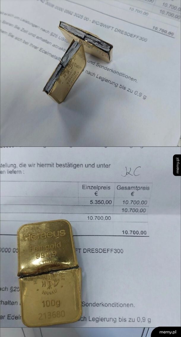 "Złoto certyfikowane"