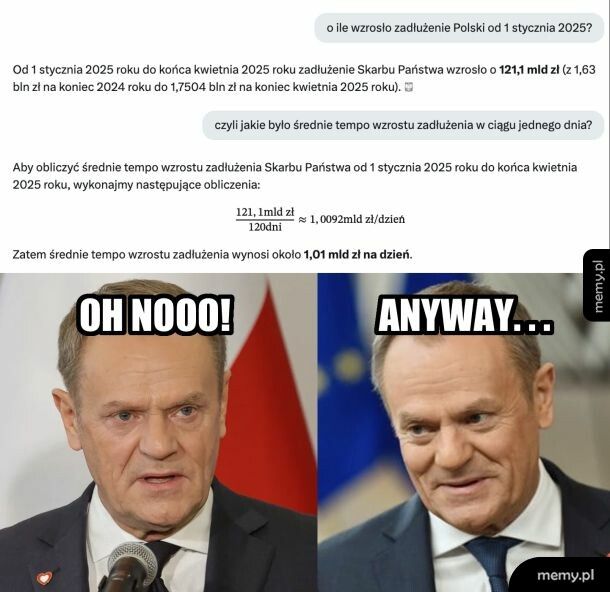 1 mld zł na dzień