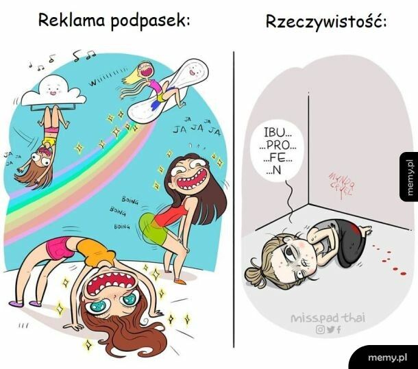 Przekonałabym mnie reklama w tym stylu po prawej