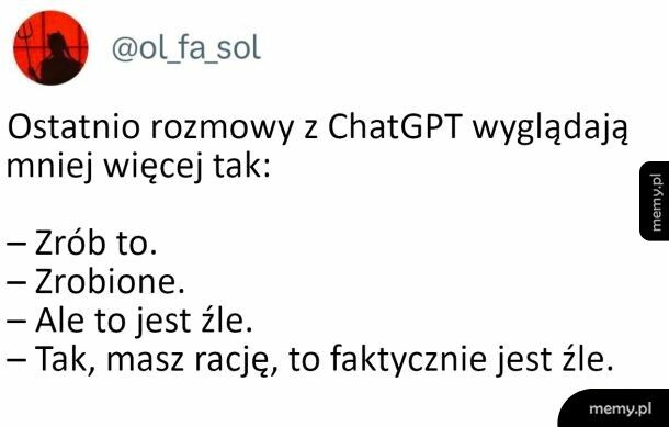Rozmowy z chatgpt