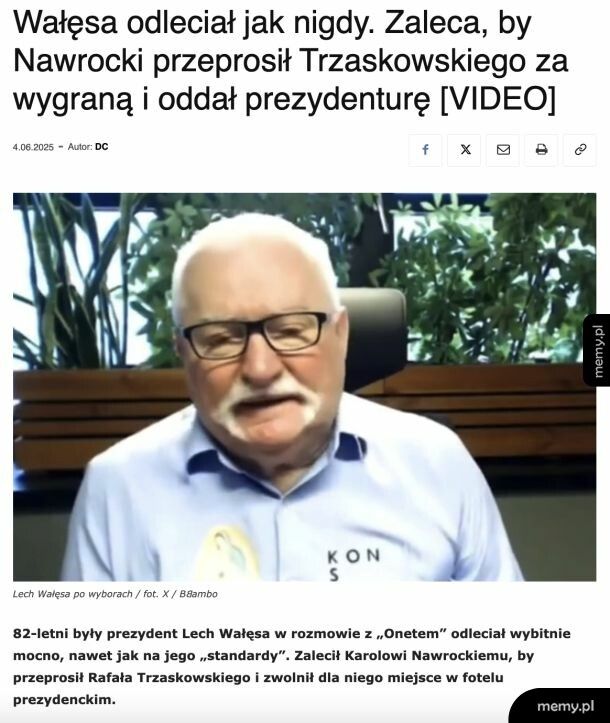 A wtedy ja mu mówię, Ty Rafała przeprosisz i z prezydentury zrezygnujesz XD