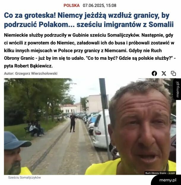 Niemcy jeżdżą wzdłuż granicy i podrzucają imigrantów
