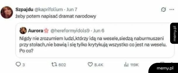 Syndrom Wyspiańskiego czy coś