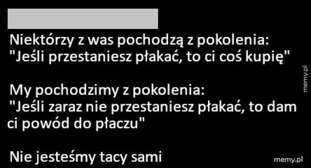 Nie jesteśmy tacy sami