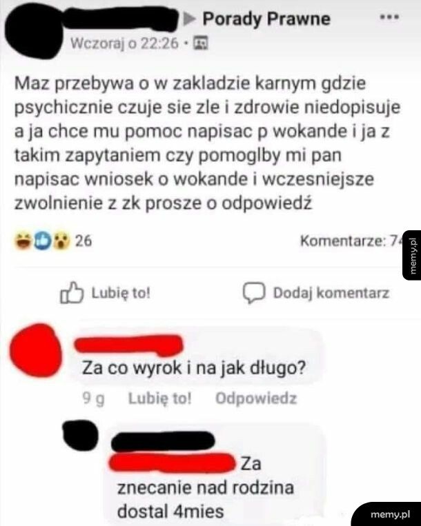 Mąż źle się czuje