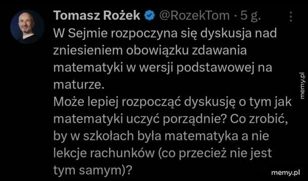 Najlepiej w ogóle zlikwidować matury