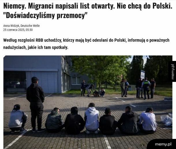 Oni tu nie chcą, my ich tu nie chcemy