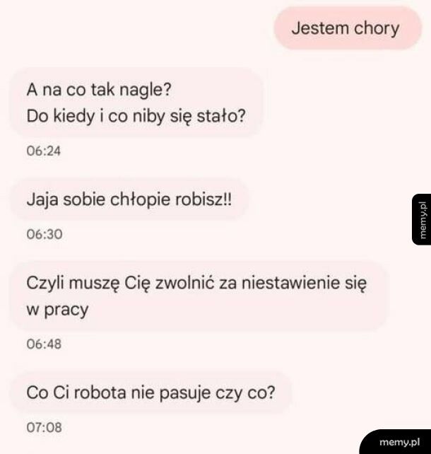 Panie Areczku L4 jest dla zarządu, dla Pana jest harówa podczas choroby