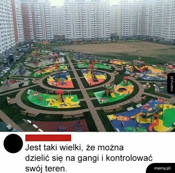 Duży plac zabaw