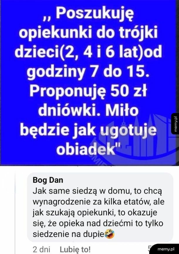 Opiekunka dla dzieci