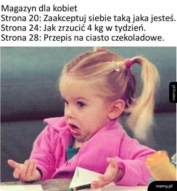 Typowy magazyn dla kobiet