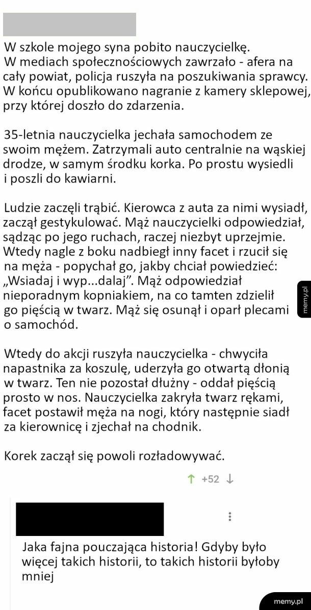 Pouczająca historia