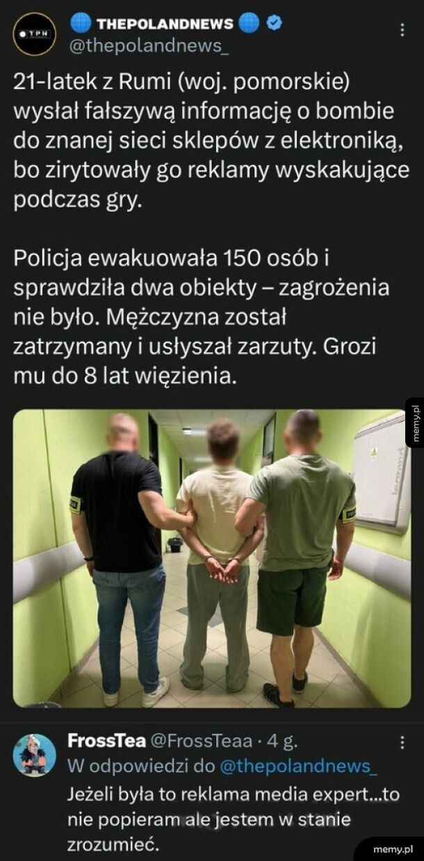 Jestem w stanie zrozumieć