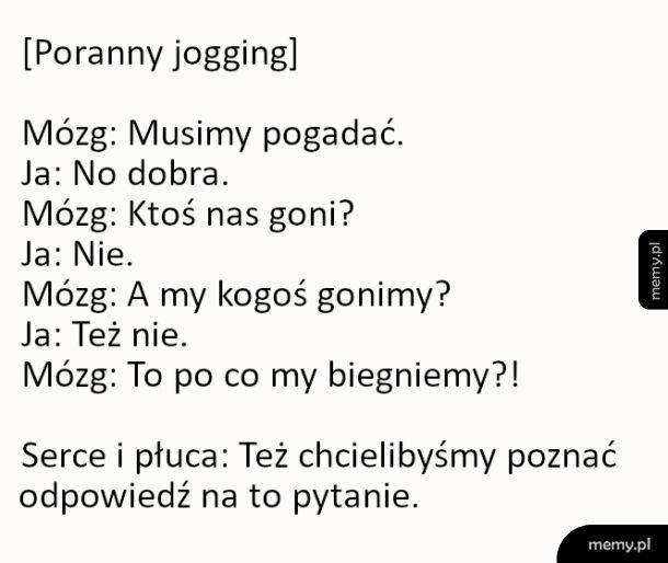Poranny jogging