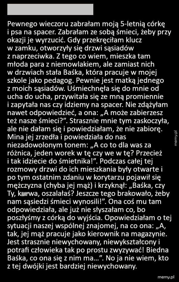 Bezczelna sąsiadka