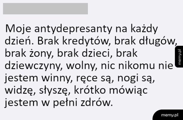 Moje antydepresanty