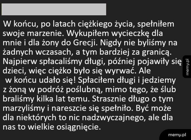 Spełnione marzenie