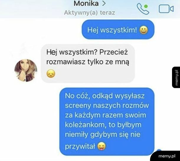 Ładnie się przywitał