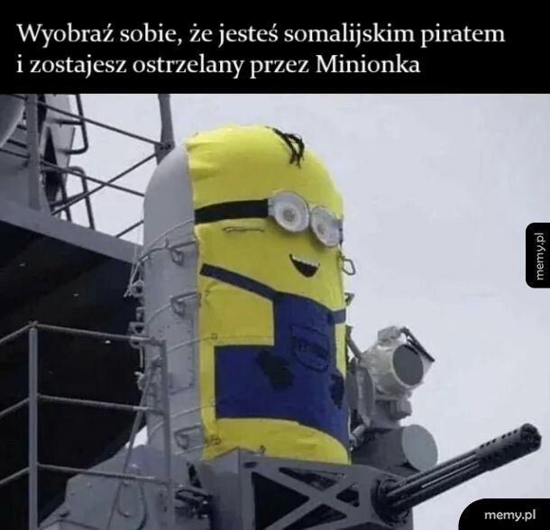 Minionek na pierwszej linii ognia