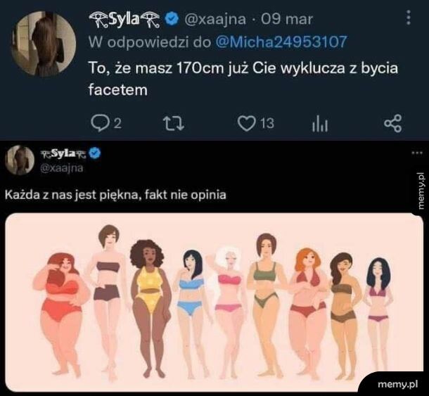 facet zaczyna się od 180 cm