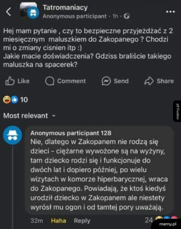 Brzdące w Zakopanem