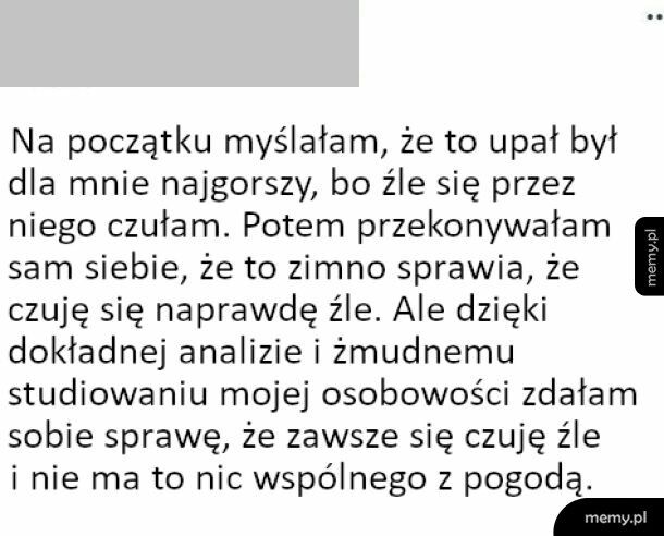 Złe samopoczucie