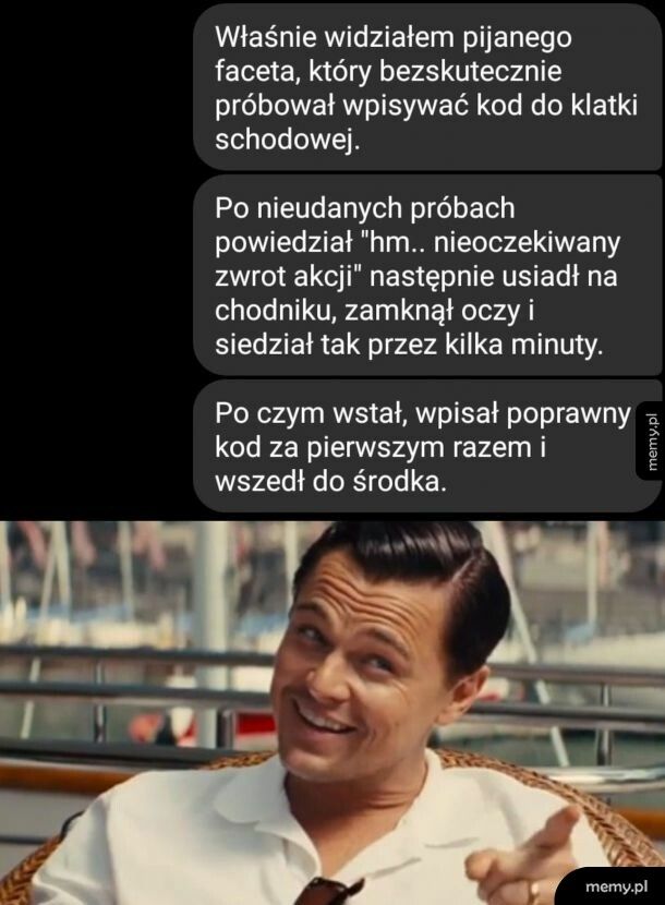 W sumie miałem podobną sytuację